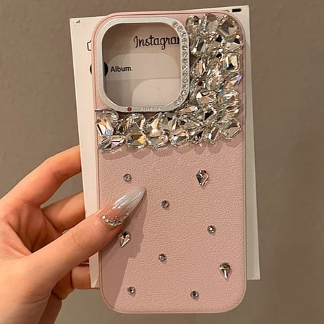 キラキラビジューiPhoneケース
