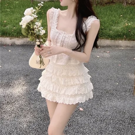 girly cotton lace setup