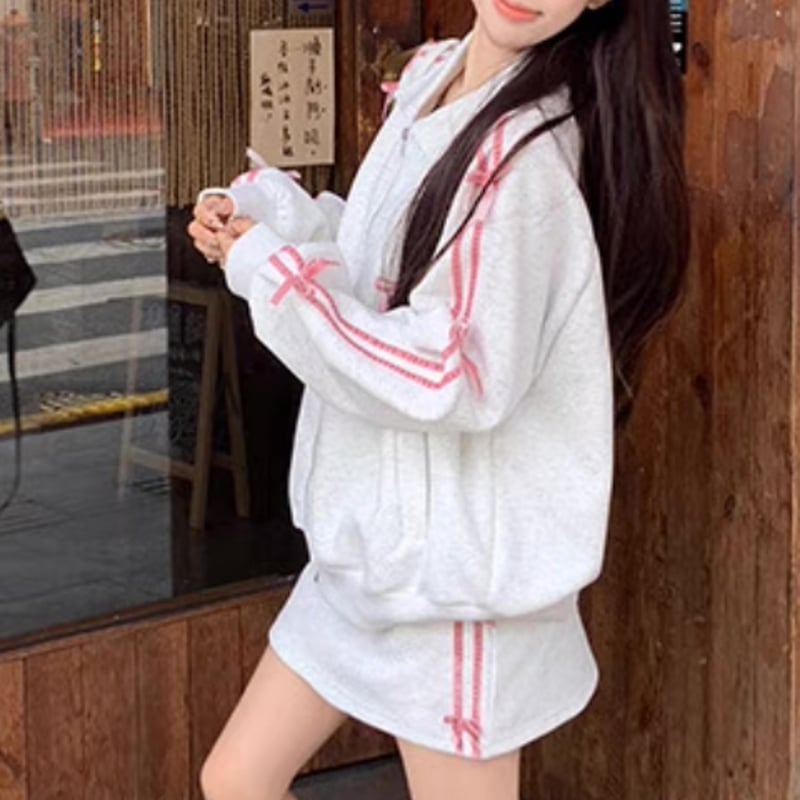 田口未彩様♡有栖なな様ご着用♡border ribbon setup 2色 | ecrea