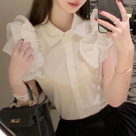 らむめろ様ご着用♡ノースリフリルトップス