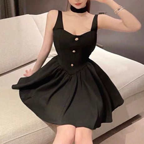 black tulle flare op