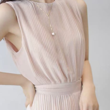 lady pleats long op