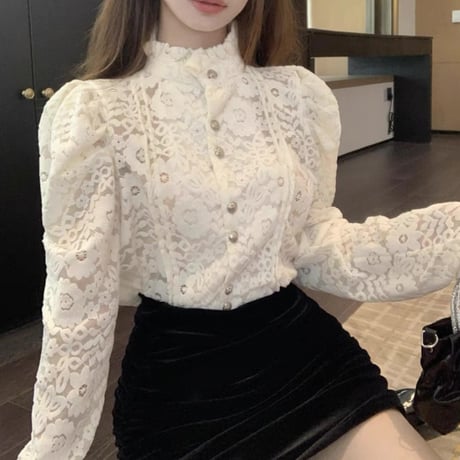 lace design tops