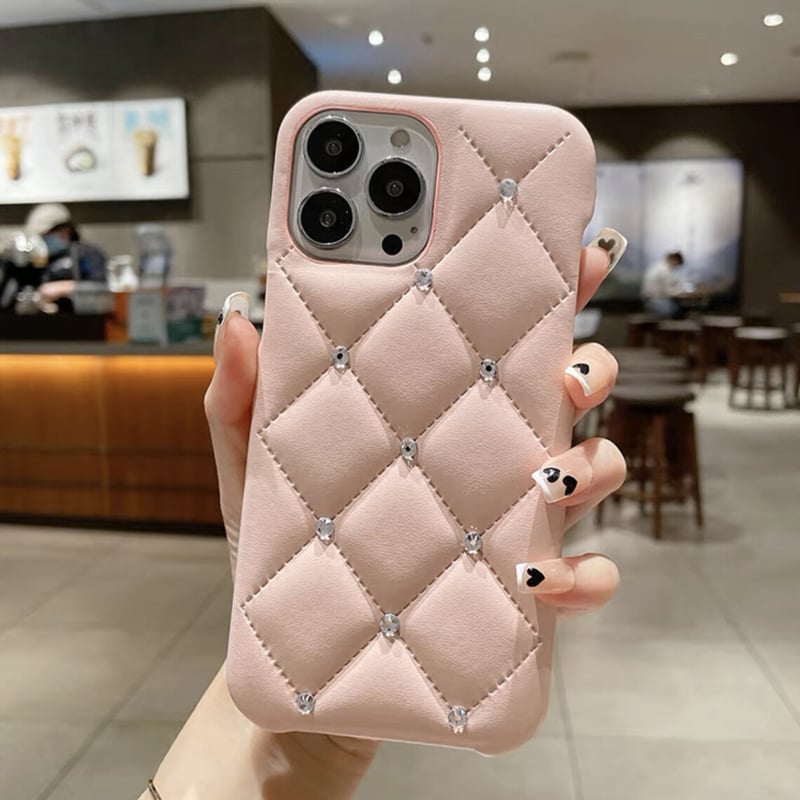kira kira キルティング iPhoneケース3色 | ecrea