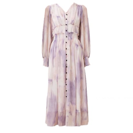 purple×pink marble onepiece