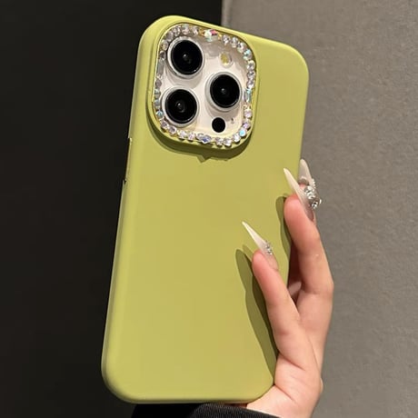 ビジュー付きiPhone case 5色