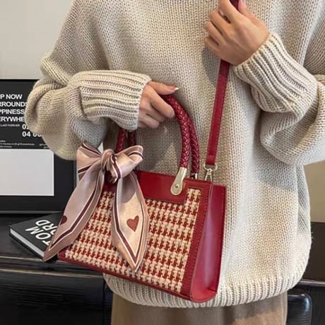 Ribbon Tweed Mini Bag