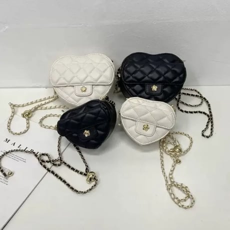 ハートキルティングカメリアbag 2種2色