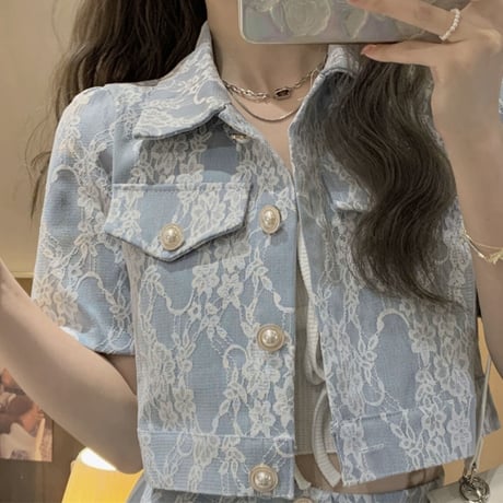 Blue lace セットアップ