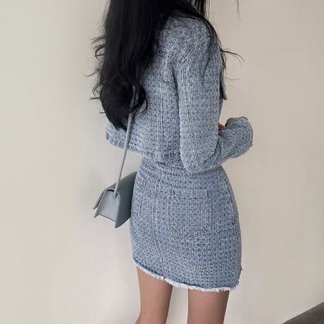 Structured Denim Set up
