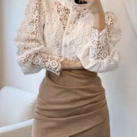 crochet design tops 3色
