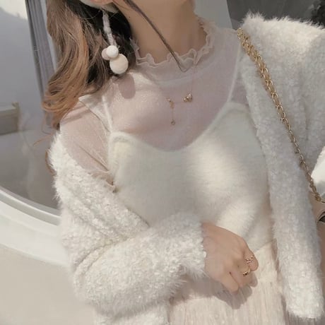 Sheer Inner Tops 3色