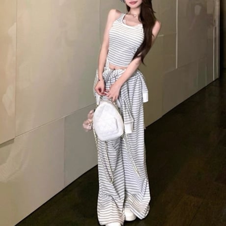 なつきち様ご着用♡Stripe Lounge 3piece