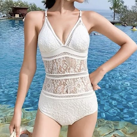 body lace swim wear2色