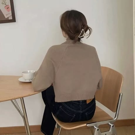 ちゃむこ様ご着用♡千鳥柄ニットキャミ＋スリーブセット4色
