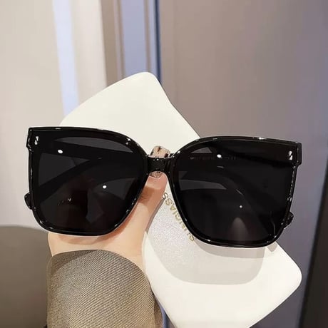 pastel frame sunglasses 3色