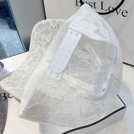lace perl cap 3色