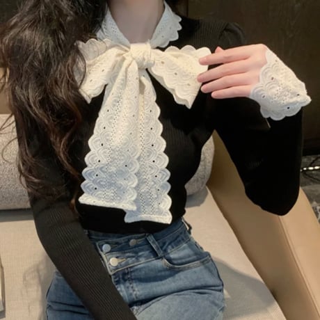 classical retro ribbon tops