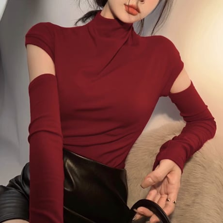 arm cover nosleeve tops 3色