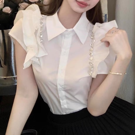 らむめろ様ご着用♡ノースリフリルトップス