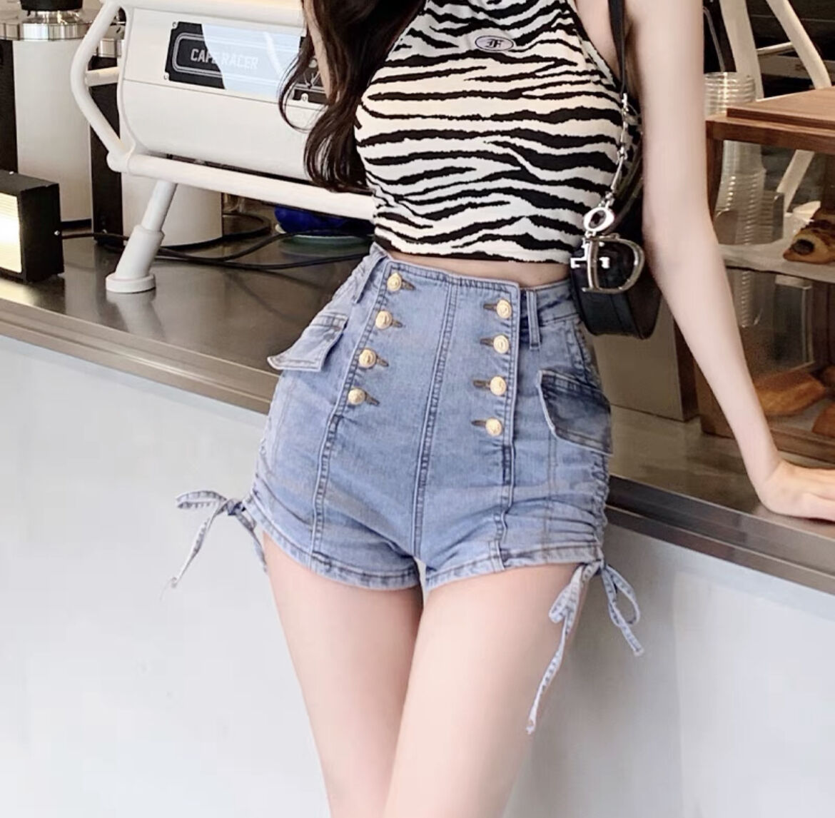 ☘春夏だね☘️ カジュアルパンツ　チェック柄♡Les Copain♡新品 fit=scale-down,w=1200