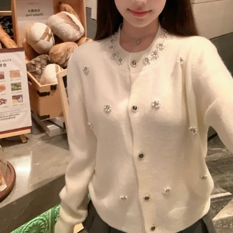 ビジューデザイントップス 2色