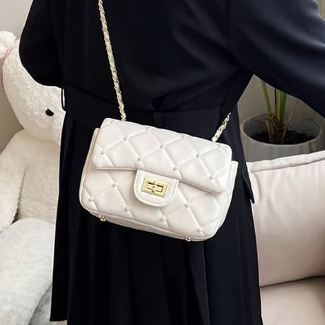 パール付きショルダーbag
