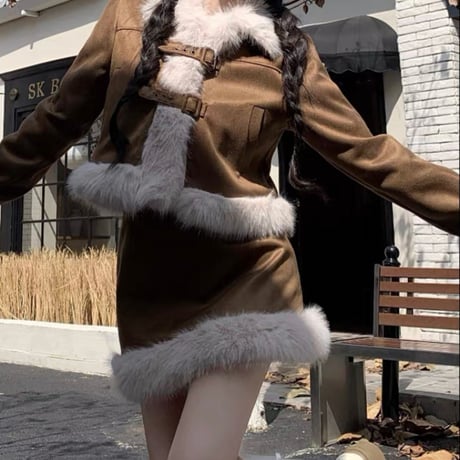 fur×brown winter setup 2種