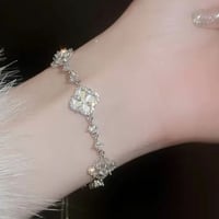 flower kirakira adjustable bracelet