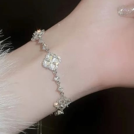 flower kirakira adjustable bracelet