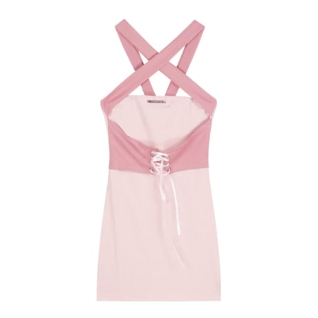 lace up sporty pink op