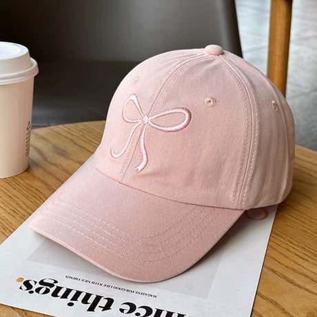 煌苺きらら様ご着用♡刺繍リボンキャップ 5色