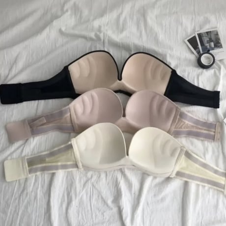 strap less brassiere 4色