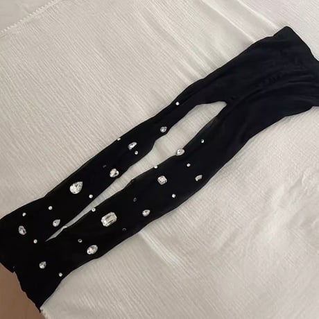 Crystal Sheer Tights 3色