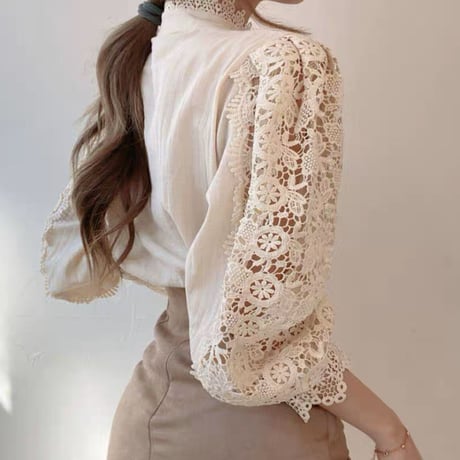 crochet design tops 3色