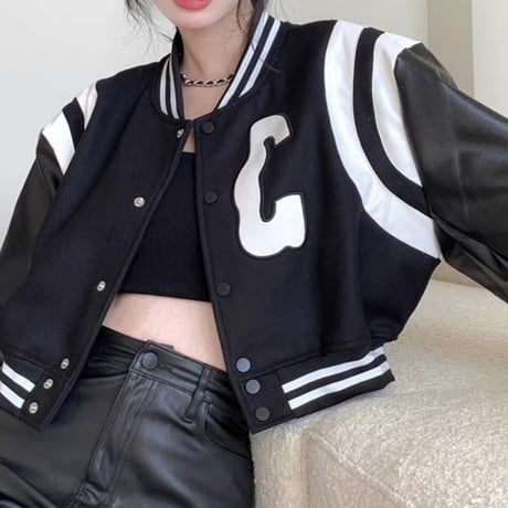 りおめこ様ご着用♡monotone design mini blouson