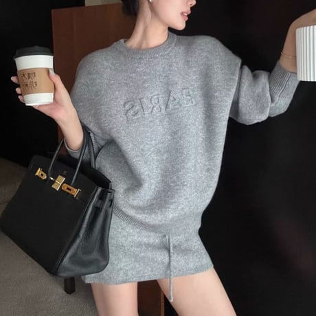 らむ子様ご着用♡PARISロゴセットアップ 3色