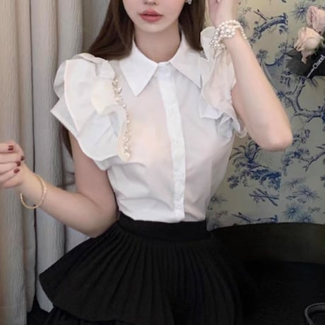 らむめろ様ご着用♡ノースリフリルトップス