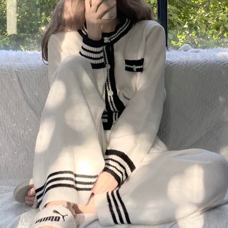 モノトーン relax セットアップ 2色