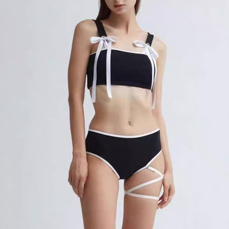 Ribbon Harness Bikini 2色