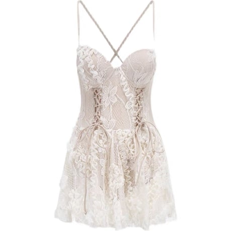 girly  lace  swim wear