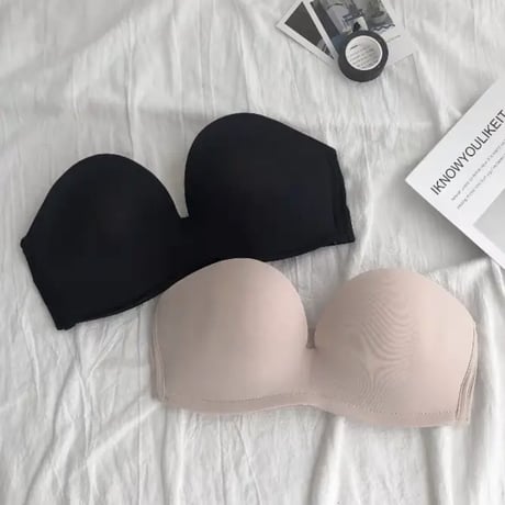 strap less brassiere 4色