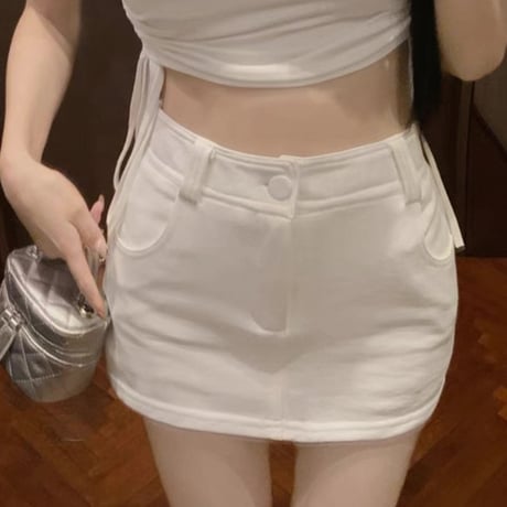 Simple tight skirt 2色