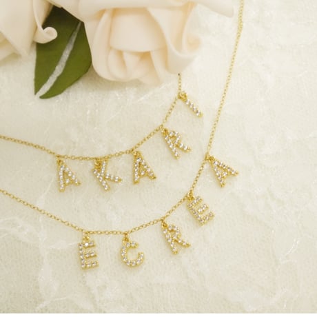 4-6文字  order necklace