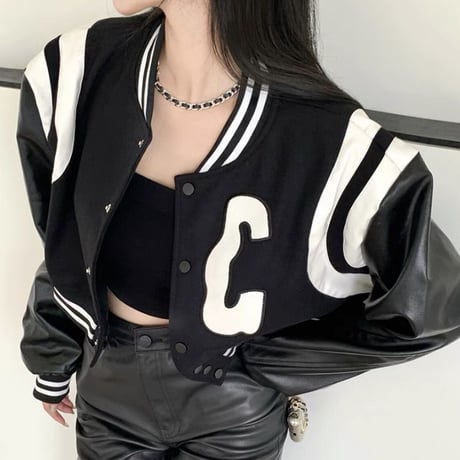 りおめこ様ご着用♡monotone design mini blouson