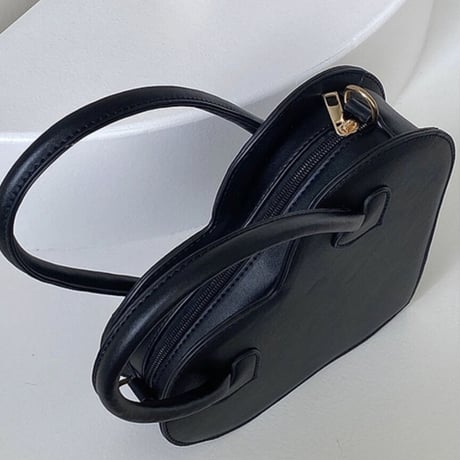 ハート型フェイクレザーbag