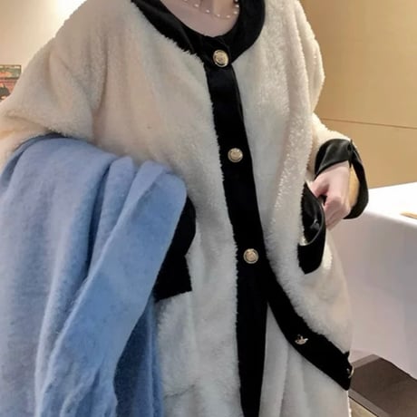 バイカラールームウェア