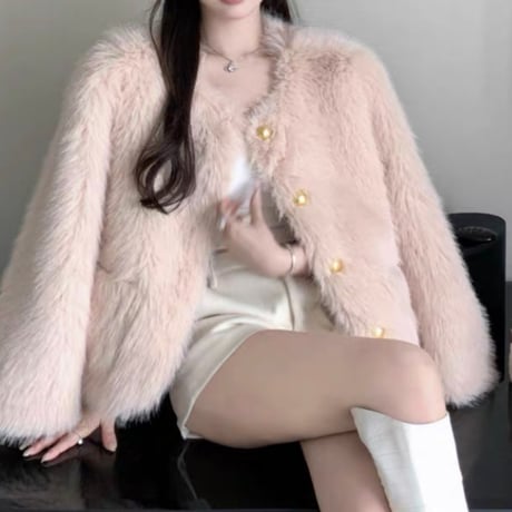 Hono様ご着用♡eco all fur jacket 2色