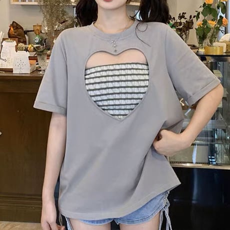インナー＋♡くり抜きトップスセット