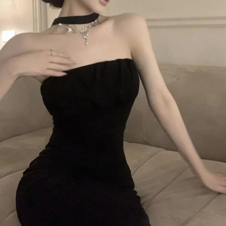 back ribbon long op